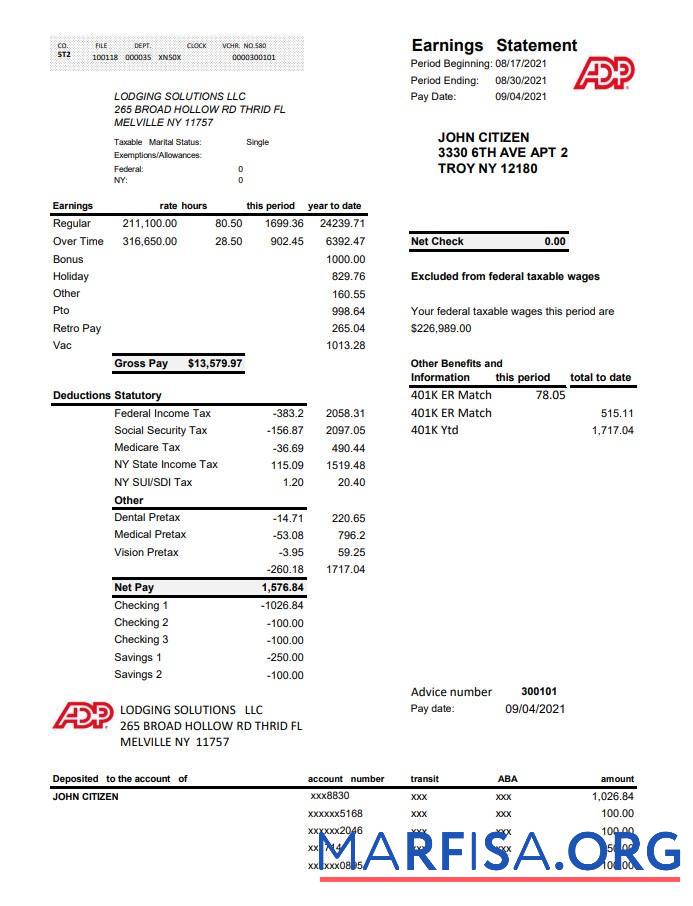 США ADP Бизнес corporate earnings Выписка из банка Excel предпросмотр