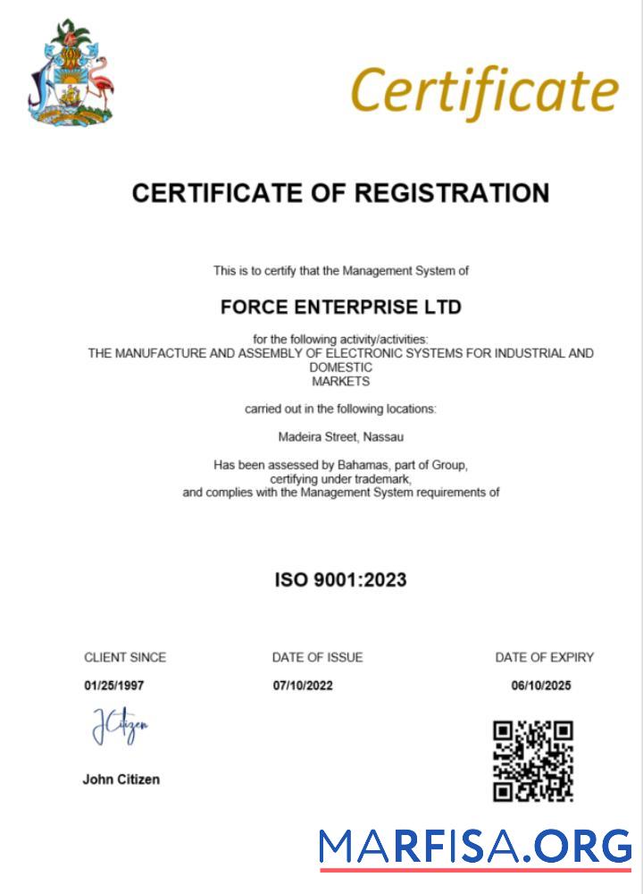 Premium Bahamas Zertifikat of Registrierung Word and PDF Vorlage