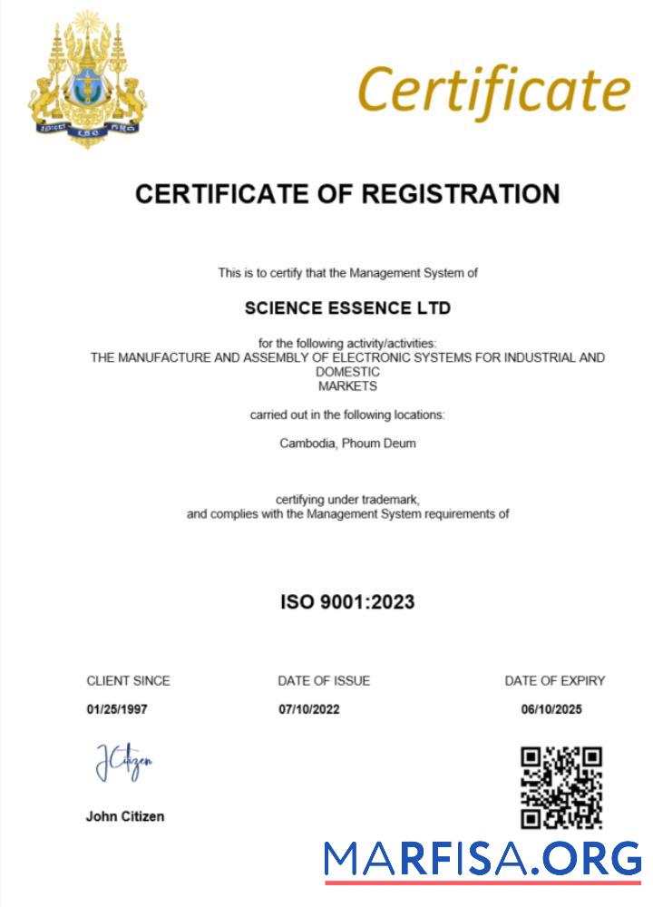 Professionell Kambodscha Zertifikat of Registrierung Word and PDF Vorlage