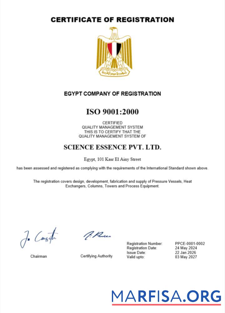 Premium Ägypten Zertifikat of Registrierung Word and PDF Vorlage