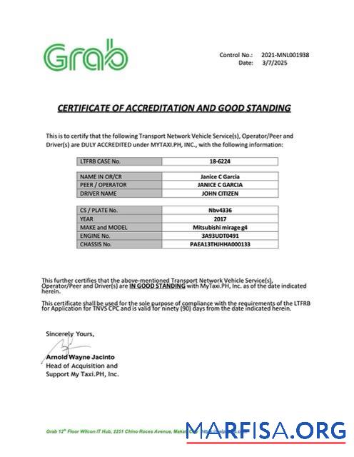 Hohe Qualität Philippinen Zertifikat of accreditation and good standing Word and PDF Vorlage