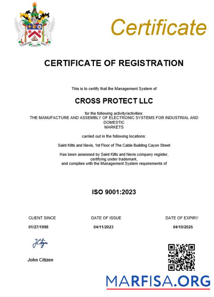 Realistisch Saint Kitts and Nevis Geschäft Registrierung Zertifikat Word and PDF Vorlage