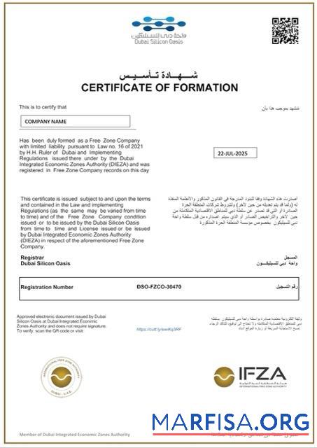Professionell VAE Zertifikat of formation Word and PDF Vorlage