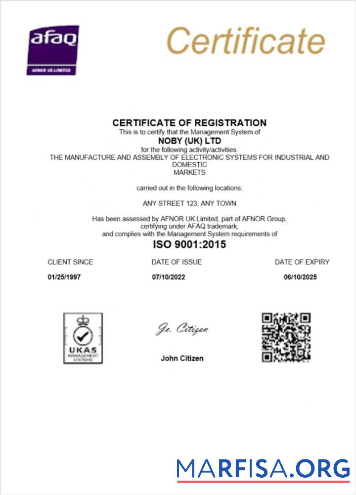 Bearbeitbar Vereinigtes Königreich Noby Ltd Zertifikat of Geschäft Registrierung Word and PDF Vorlage