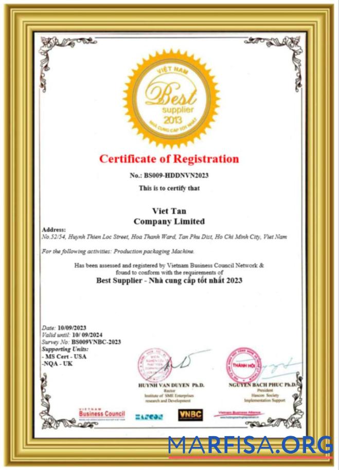 Realistisch Vietnam Zertifikat of Registrierung Word and PDF Vorlage