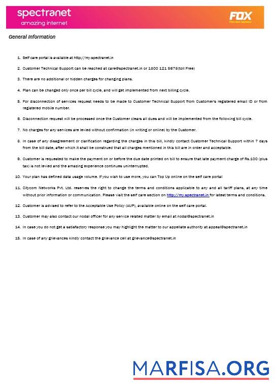Нигерия Spectranet amazing internet internet Бизнес Счёт за коммунальные услуги Счёт Word and PDF Форматы, 3 pages макет
