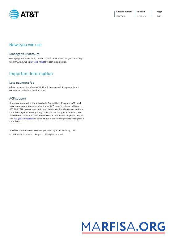 Высокое Качество Saint Lucia internet Бизнес Счёт за коммунальные услуги Счёт Word and PDF Шаблон, 3 Страница