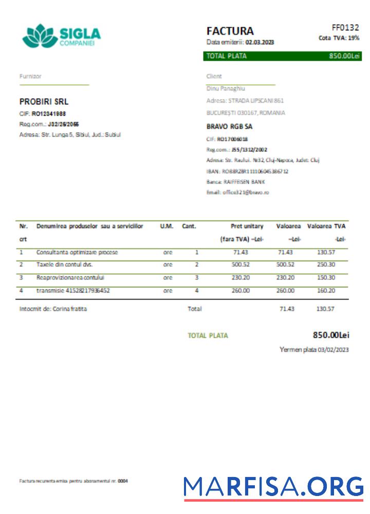 Sigla Companiei Счёт за коммунальные услуги Бизнес Счёт, SCR шаблон