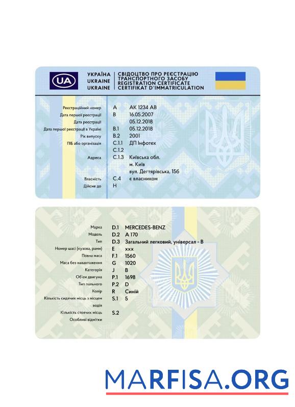 Украина vehicle Регистрация Карта дизайн