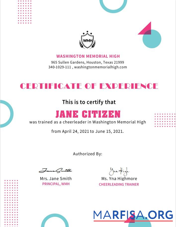USA Cheerleader Cert Vorschau