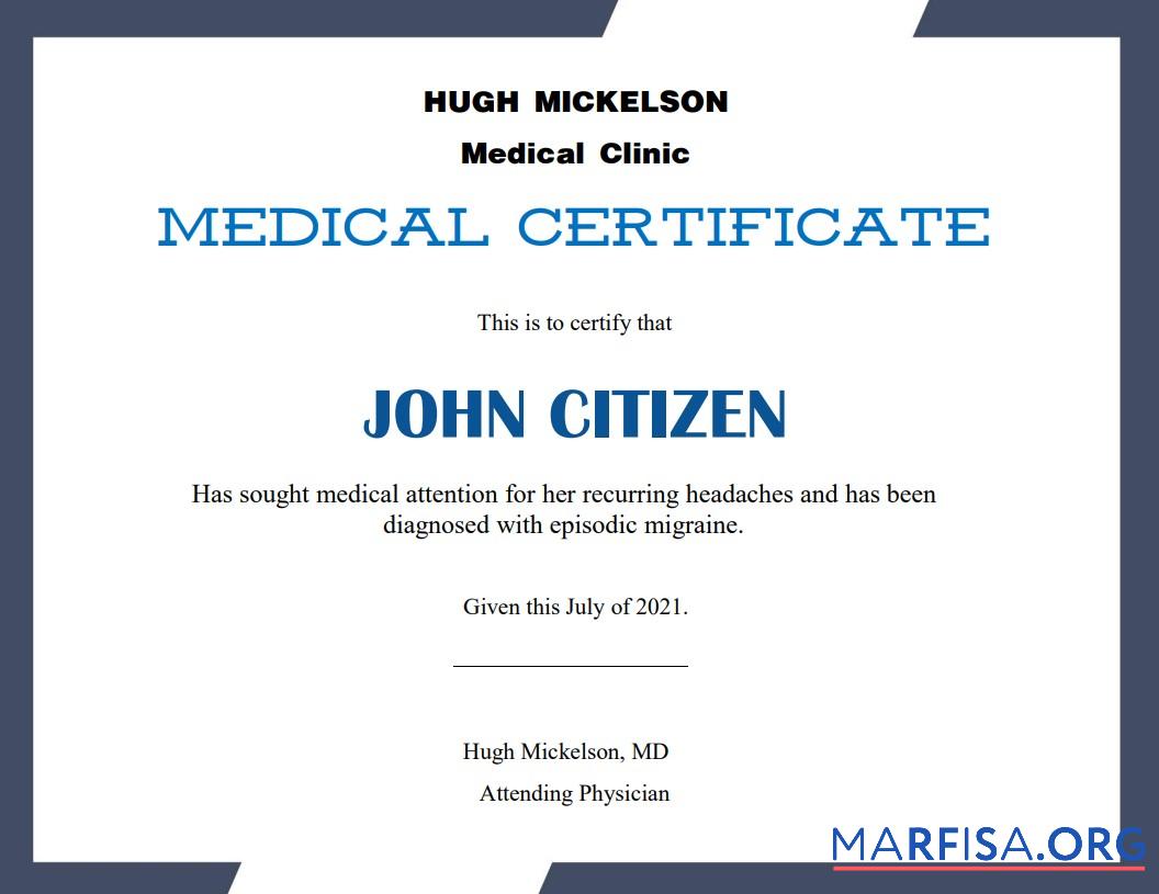 USA Medizinisch cert Design