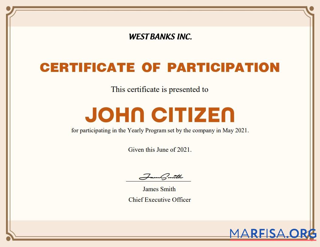 USA Participation cert Version 2 Probe