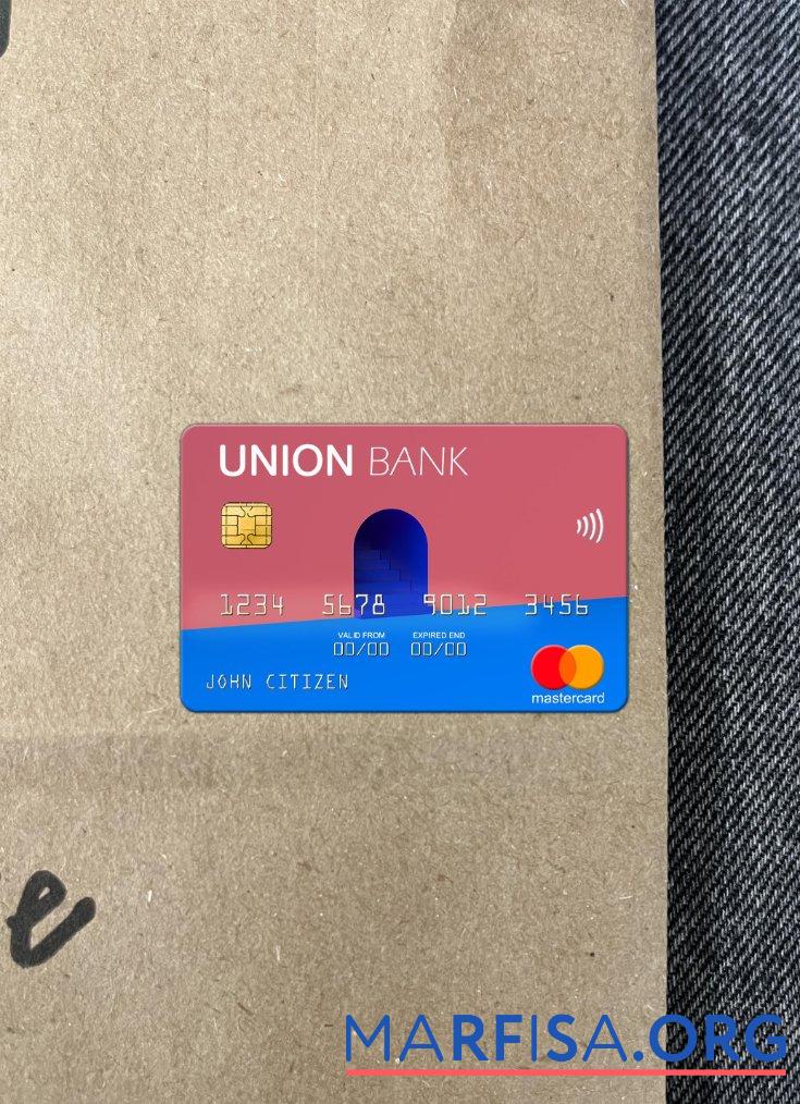 Албания союз Банковский mastercard фотообраз Лицевая сторона макет