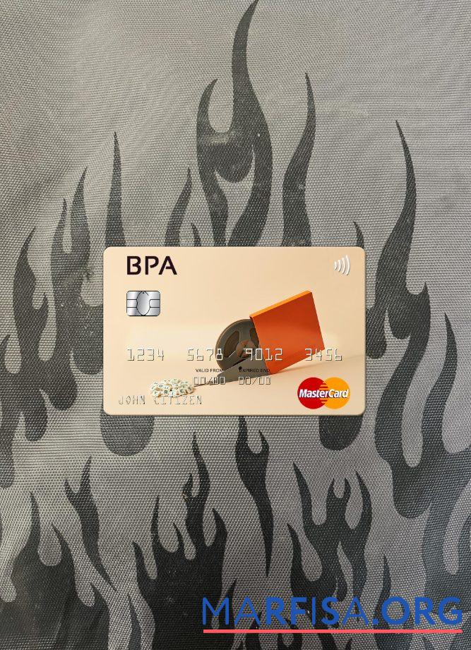 Андорра Banca Privada d'Андорра (BPA) mastercard фотообраз Лицевая сторона дизайн