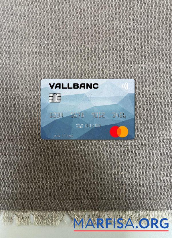 Андорра Vall Banc mastercard фотообраз Лицевая сторона предпросмотр