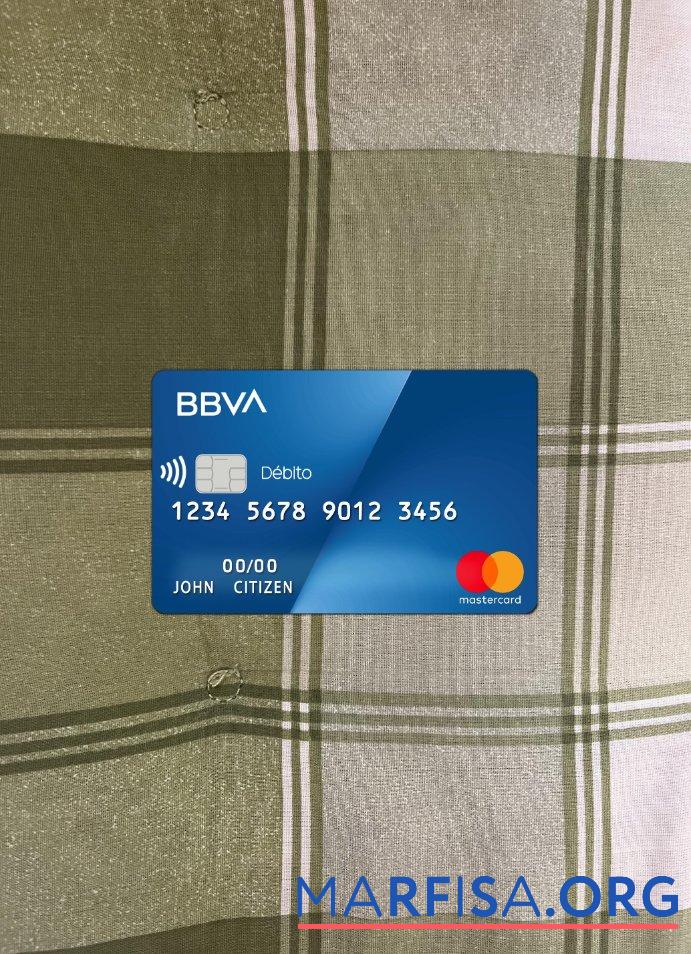 Аргентина BBVA Банковский mastercard фотообраз Лицевая сторона дизайн