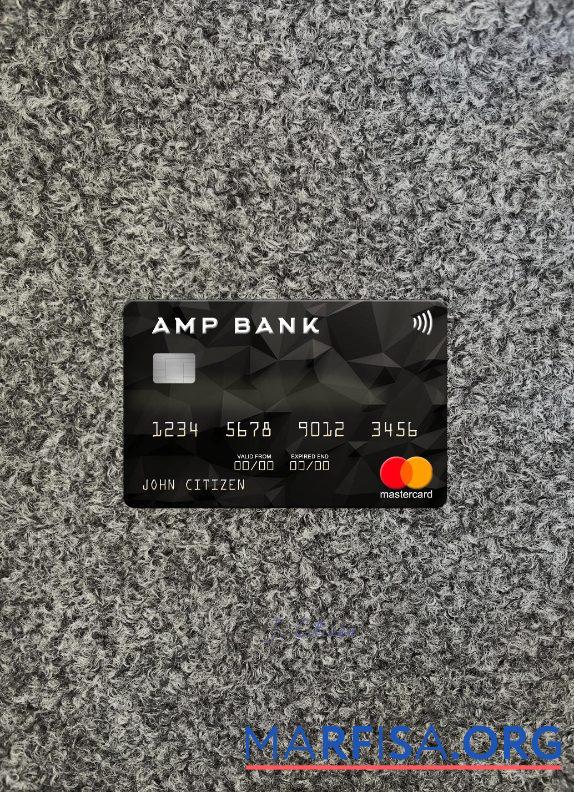 Австралия AMP Банковский mastercard фотообраз Лицевая сторона дизайн