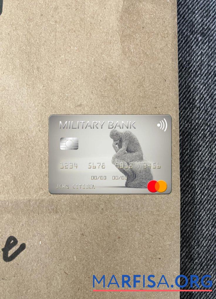 Австралия Australian Military Банковский mastercard фотообраз Лицевая сторона предпросмотр