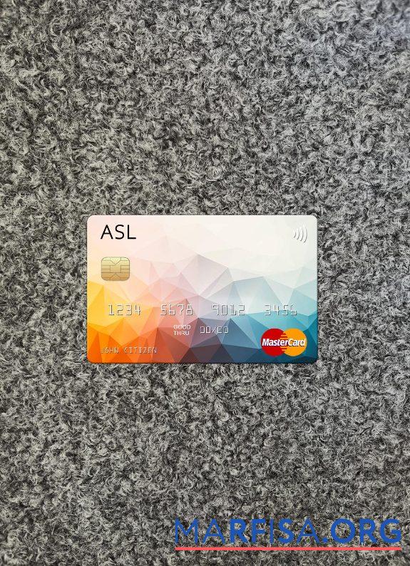Австралия Australian Settlements Limited (ASL) mastercard фотообраз Лицевая сторона образец