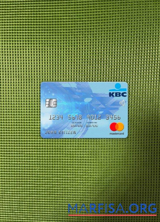 Бельгия KBC Банковский mastercard фотообраз Лицевая сторона предпросмотр