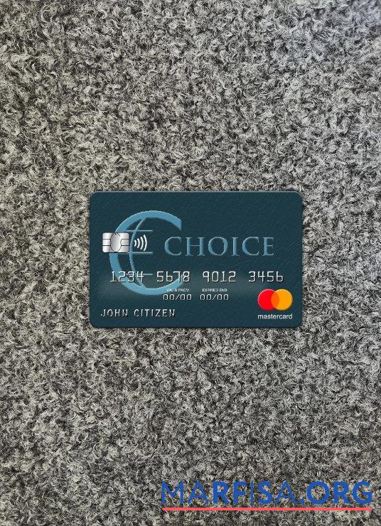 Белиз Choice Банковский mastercard фотообраз Лицевая сторона дизайн