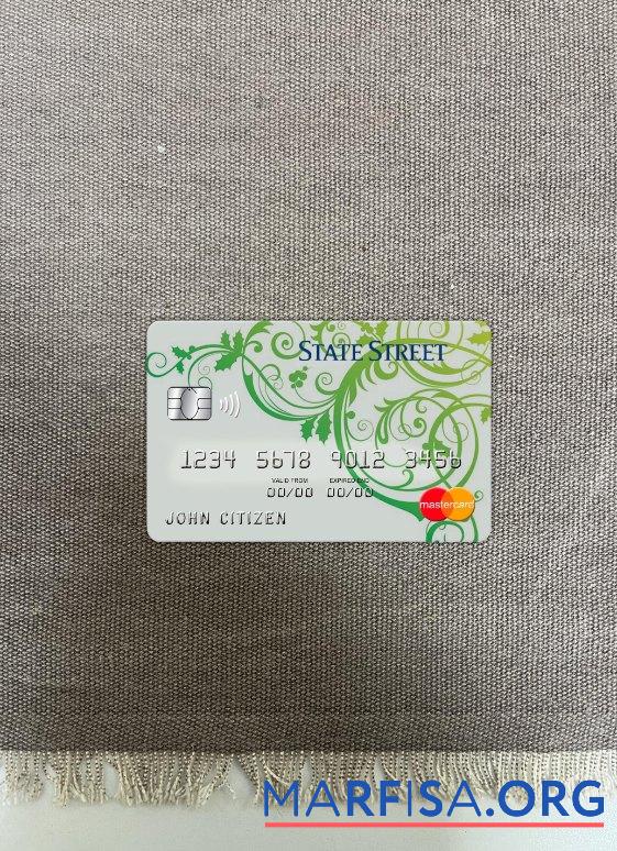 Белиз State Street Банковский mastercard фотообраз Лицевая сторона предпросмотр