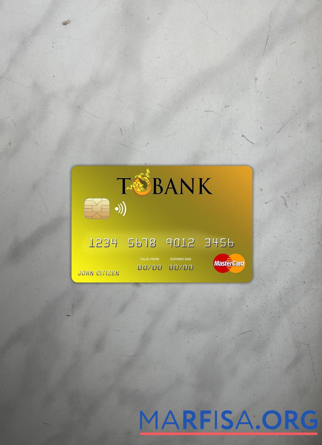 Бутан T Банковский mastercard фотообраз Лицевая сторона шаблон