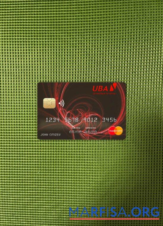 Буркина-Фасо United Банковский for Africa mastercard фотообраз Лицевая сторона предпросмотр