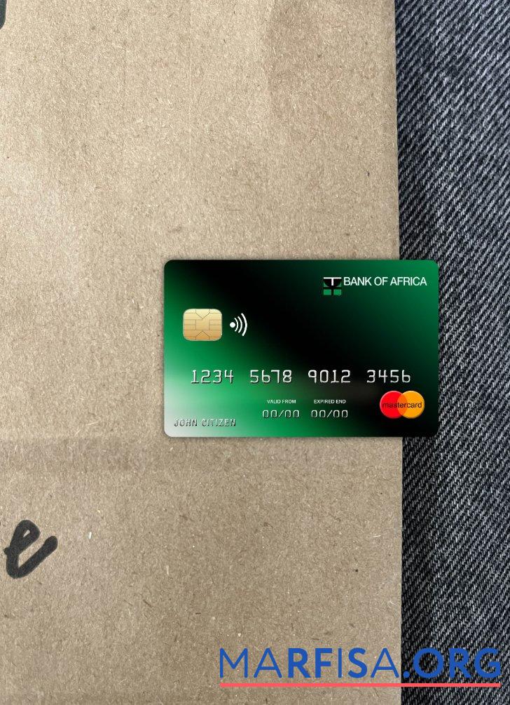Бурунди Africa Банковский mastercard фотообраз Лицевая сторона предпросмотр