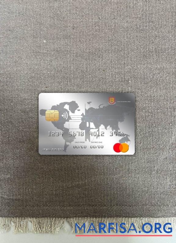 Камбоджа союз коммерческий Банковский mastercard фотообраз Лицевая сторона шаблон