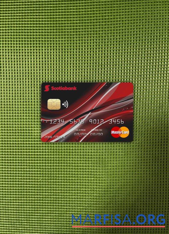 Канада Nova Банковский mastercard фотообраз Лицевая сторона шаблон