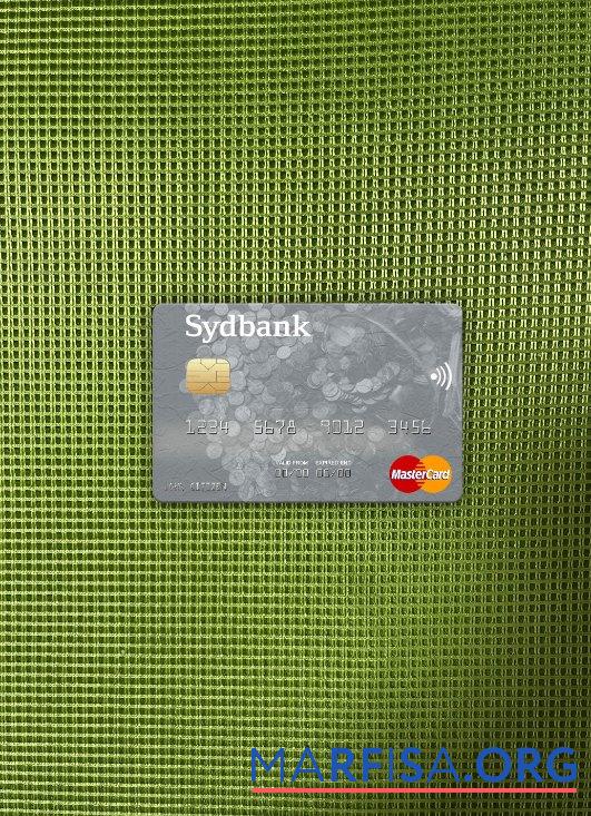 Дания Sydbank mastercard фотообраз Лицевая сторона образец