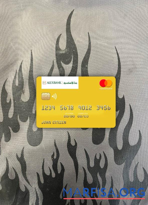 Египет Банковский of Alexandria mastercard фотообраз Лицевая сторона дизайн