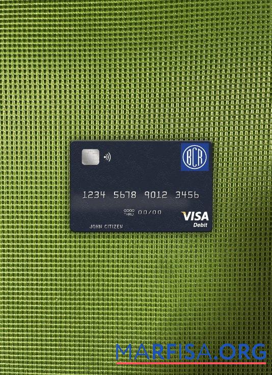 Сальвадор Banco Central de Reserva de Сальвадор Виза Дебет Карта фотообраз Лицевая сторона предпросмотр