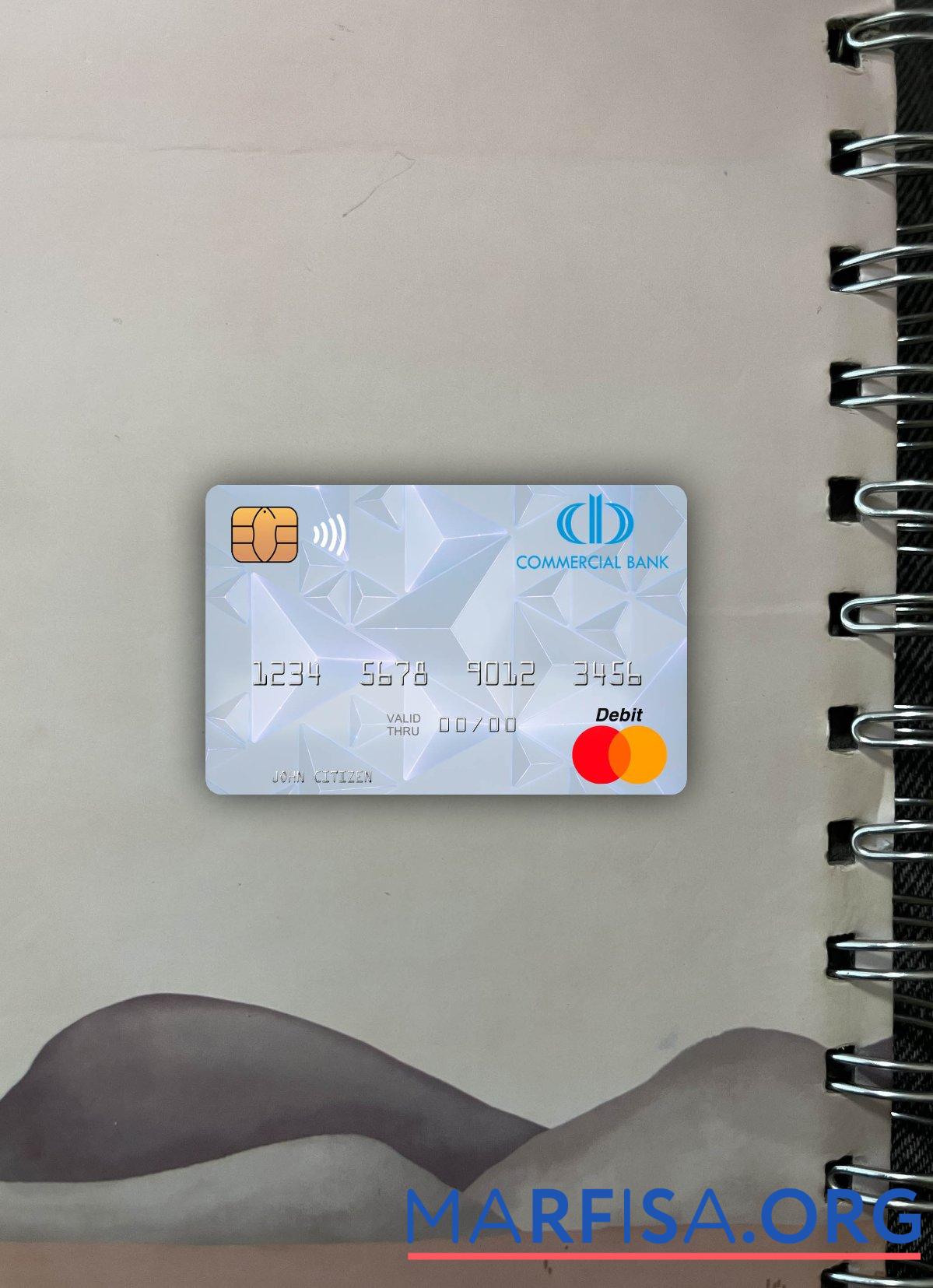 Экваториальная Гвинея Commerical Банковский Guinee Equatoriale mastercard фотообраз Лицевая сторона предпросмотр