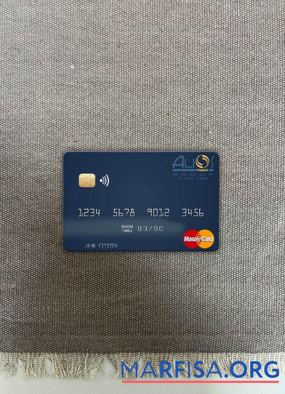 Габон Alios Франция mastercard фотообраз Лицевая сторона дизайн
