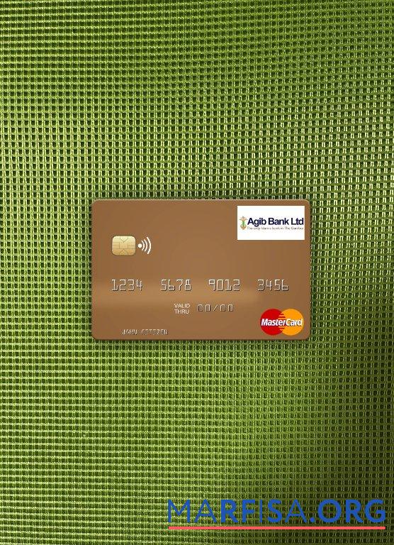 Гамбия Arab Гамбия Islamic Банковский mastercard фотообраз Лицевая сторона образец
