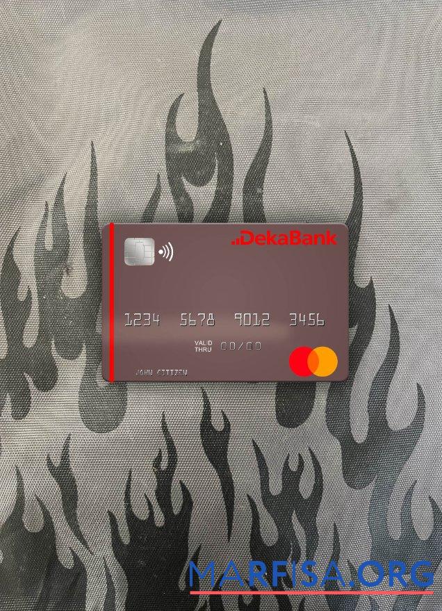 Германия Deka Банковский mastercard фотообраз Лицевая сторона предпросмотр
