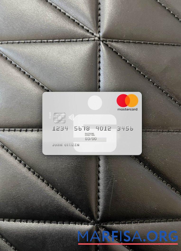 Германия Sparkasse MasterCard фотообраз Лицевая сторона образец