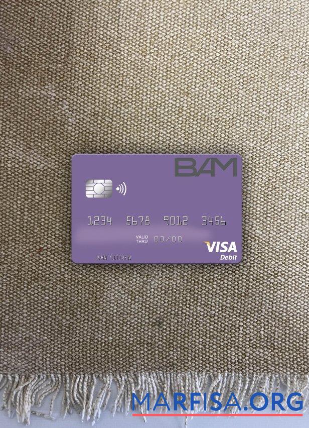 Гватемала Banco Agromercantil Виза Дебет Карта фотообраз Лицевая сторона макет
