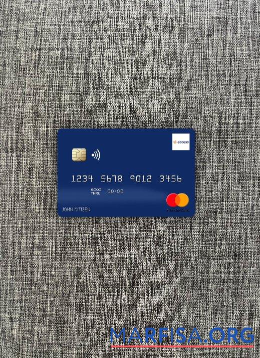 Гвинея Access Банковский Guine╠üe mastercard фотообраз Лицевая сторона предпросмотр