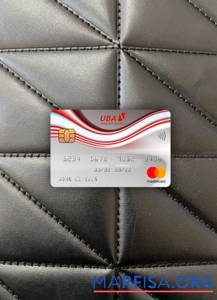 Гвинея UBA mastercard фотообраз Лицевая сторона предпросмотр