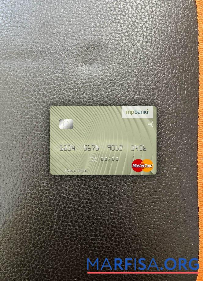 Исландия MP Banki mastercard фотообраз Лицевая сторона дизайн