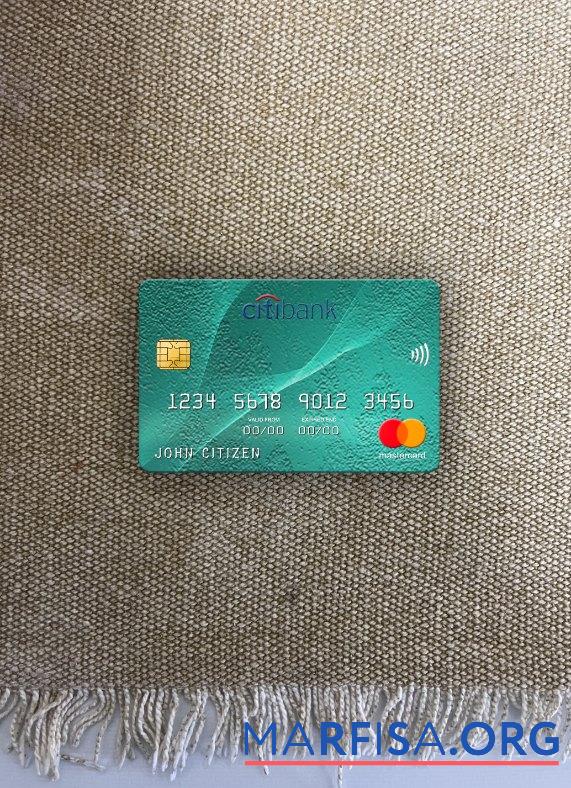 Кения Citibank mastercard фотообраз Лицевая сторона предпросмотр
