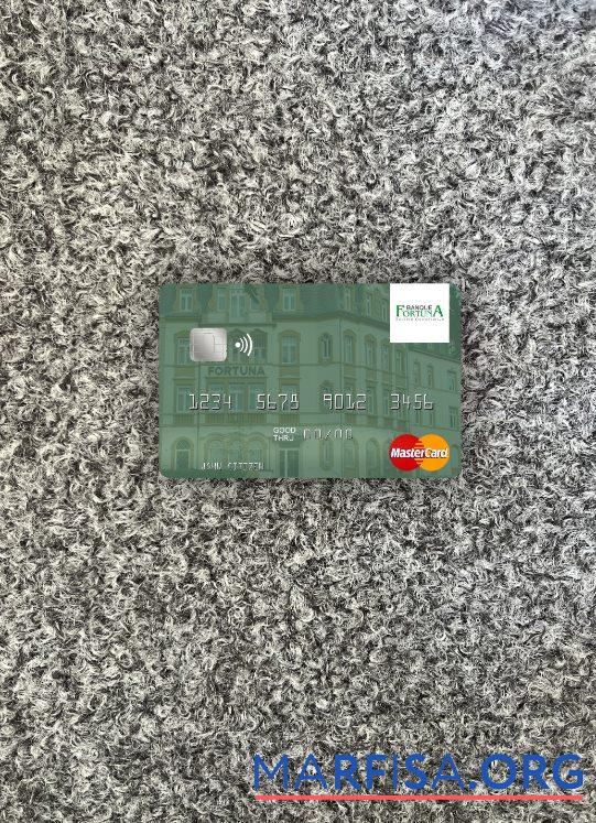 Люксембург Banque Fortuna mastercard фотообраз Лицевая сторона предпросмотр