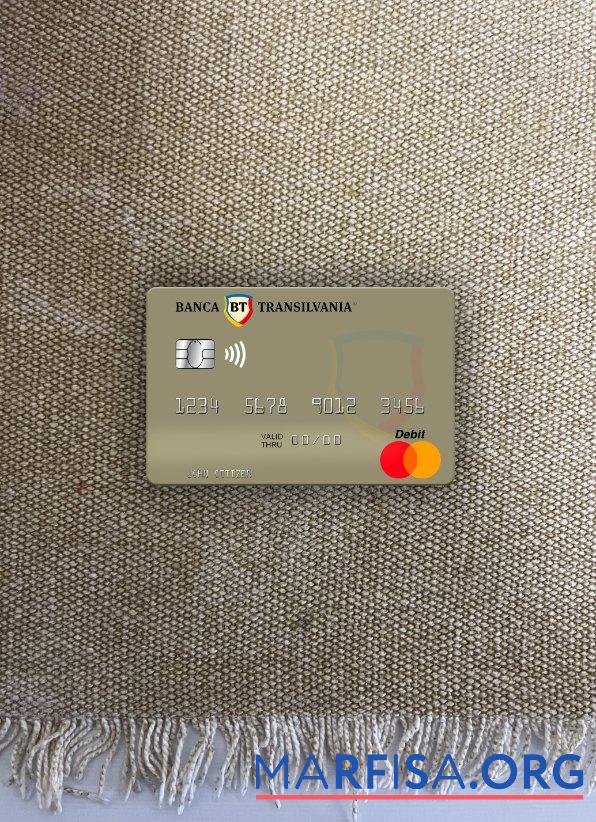 Молдова Banca Transilvania mastercard фотообраз Лицевая сторона макет