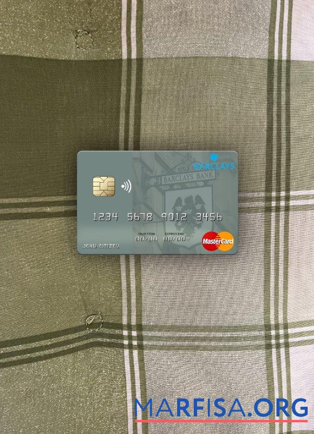 Монако Barclays Банковский PLC mastercard фотообраз Лицевая сторона предпросмотр