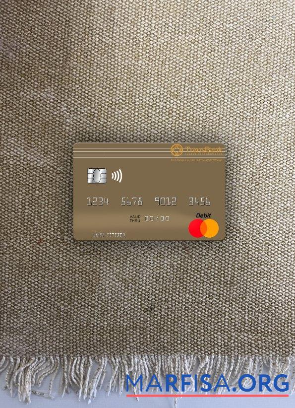 Монголия TransBank of Монголия mastercard фотообраз Лицевая сторона макет