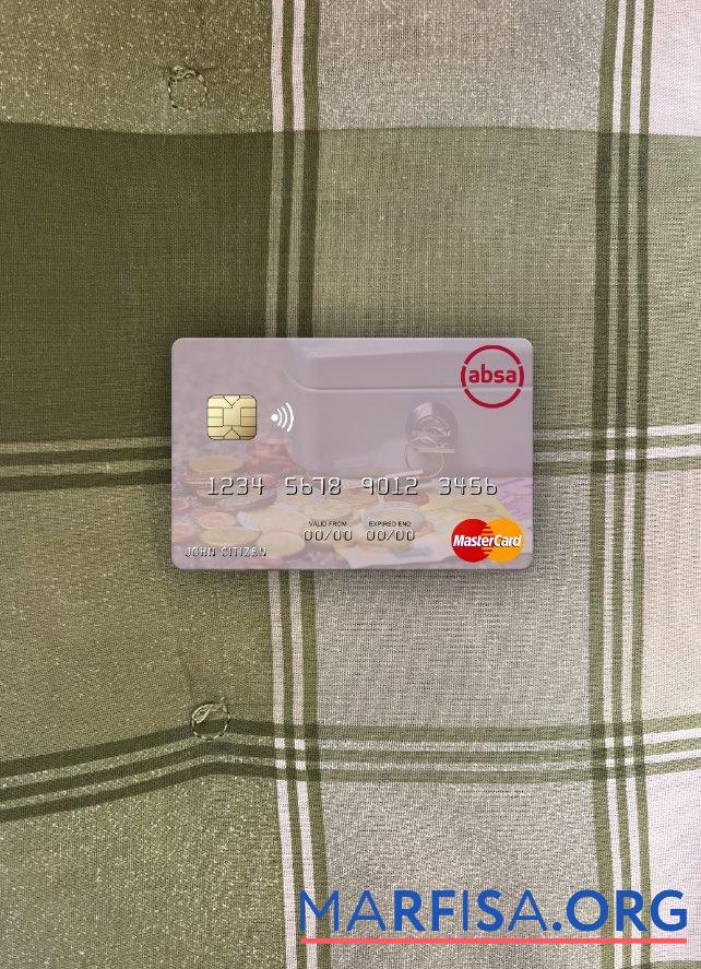 Мозамбик Absa Банковский Мозамбик mastercard фотообраз Лицевая сторона предпросмотр