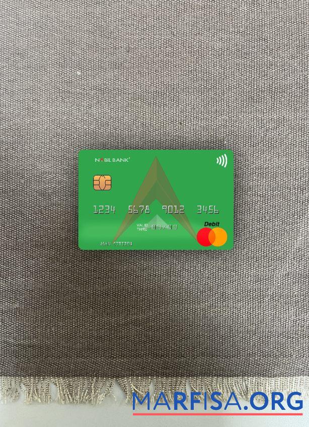 Непал Nabil Банковский mastercard фотообраз Лицевая сторона дизайн